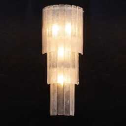 Murano Glass Wall Sconce - Vintage Venetian Deco Lighting - thumbnail 2