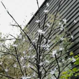 Solar Blossom Tree Light Garden Decoration Decor Eco Lights Outdoor Flashing - thumbnail 3