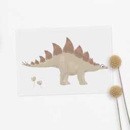 Iron-On Patch Stegosaurus Dinosaur