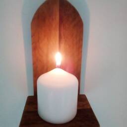 Pair Of Arched Gothic Candle Sconces. Please Read P&p Restrictions On This Order in The Description - thumbnail 3