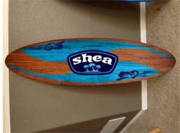 Custom Surfboard Wall Hanging Hawaiian Beach Decor - 48 - thumbnail 1