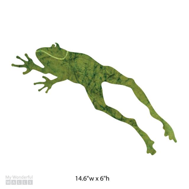 Leaping Frog Wall Sticker Decal For Girls Flower Garden Room - image 1