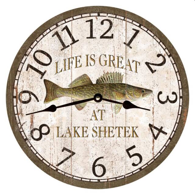 Walleye Clock - Personalized Clock - image 1