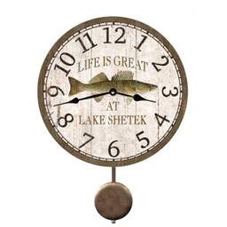 Walleye Clock - Personalized Clock - thumbnail 2
