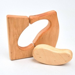 Wood Play Set - Walfdorf Cubes Wooden Meccano Eco-Puzzle Toys Animal Puzzle Puzzle Toy Kids Gifts Vegetabls - thumbnail 3