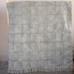Large 10x14 Ft Indian Rugs, Cotton Rug, Woven Area Decor Rustic Decorative Bohemian Indian - thumbnail 2