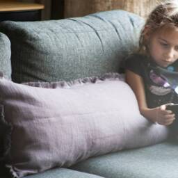 Purple Lumbar Pillow Cover, Fringed Long Lumbar, Custom Size Lumbar Cushion, Linen Case - thumbnail 3