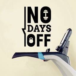 No Days Off Wall Decal Motivational Quotes Vinyl Sticker Gym Fitness Sport Decor - 114Nr - thumbnail 1