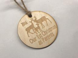 Personalized Christmas Ornament - Christmas Tree Decoration Gift - thumbnail 1