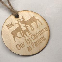 Personalized Christmas Ornament - Christmas Tree Decoration Gift - thumbnail 3