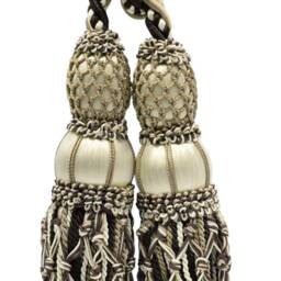 "D??copro Curtain & Drapery Double Tassel Tieback, Length 10"" - 25cm, Spread 38" - thumbnail 3