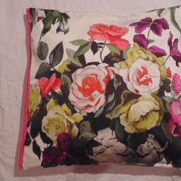 Designers Guild 100% Cotton Fabric Cushion Cover Rugosa Plaster/Pillow - thumbnail 2