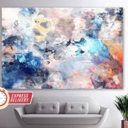 Abstract Painting Canvas Print, Modern Wall Decor, Painting, Art, Decor - thumbnail 2