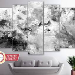 Abstract Painting Canvas Print, Modern Wall Decor, Painting, Art, Decor - thumbnail 4
