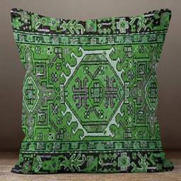 Rug Bench Cushion Cover/Kilim Pillow Case/Digital Print Aztec Top/Rug Kilim Design Case/Southwestern Decor - thumbnail 2