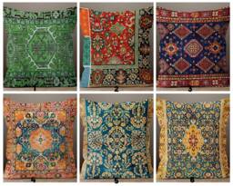 Rug Bench Cushion Cover/Kilim Pillow Case/Digital Print Aztec Top/Rug Kilim Design Case/Southwestern Decor