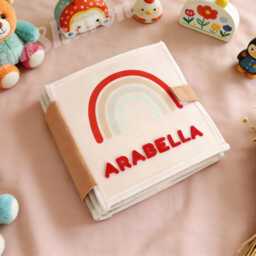 Personalized Busy Book, Montessori Book For Toddlers, Baby Quiet Felt Learning Toy, Books My First - thumbnail 3