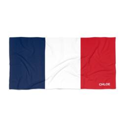France Beach Towel, France Flag Tovel, Of France, Beach Country Gift, Gift - thumbnail 3