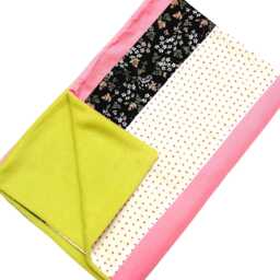 Baby Blanket, Cuddly Children's Patchwork Blanket With Flowers, Handmade By Bab-Berlin - thumbnail 2