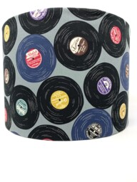 Records Lampshade, Retro Music Lamp Shade, Light Shade For Standard Lamps Or Ceiling Lights