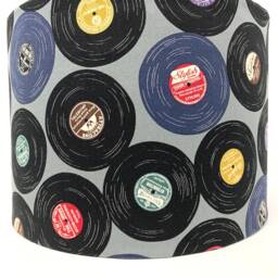 Records Lampshade, Retro Music Lamp Shade, Light Shade For Standard Lamps Or Ceiling Lights - thumbnail 4