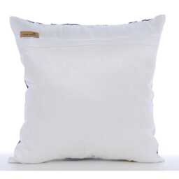 "Designer Floral White Bed Pillow Cover 24""x24""/26""x26" - thumbnail 2