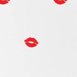 Lips Kiss Wall Decal Pattern Kissing Kids Room Love Wall Sticker Kissy Nursery Bedroom, Wallpaper Vinyl Decals Home Decor Stickers - thumbnail 2