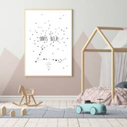 Zodiac Sign Picture, Birth Poster, Poster Zodiac Sign, Christening Gift, Gift - thumbnail 3
