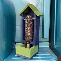 Wine Bottle Bird Feeders For Fans - thumbnail 3