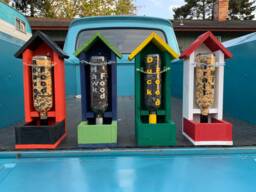 Wine Bottle Bird Feeders For Fans - thumbnail 1