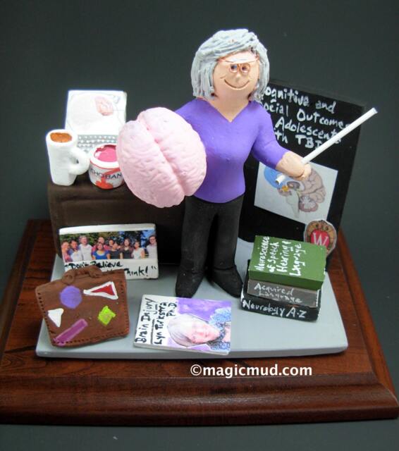 Neurologist's Figurine, Custom Made Gift For A Brain Doctor, Surgeon Gift, Neurologist Graduation Neurology Doctor - image 1