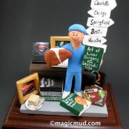 Neurologist's Figurine, Custom Made Gift For A Brain Doctor, Surgeon Gift, Neurologist Graduation Neurology Doctor - thumbnail 3