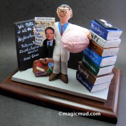 Neurologist's Figurine, Custom Made Gift For A Brain Doctor, Surgeon Gift, Neurologist Graduation Neurology Doctor - thumbnail 2