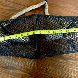 Minnow Trap Horizontal Pendant Light With Rope & Two Bulbs - thumbnail 3