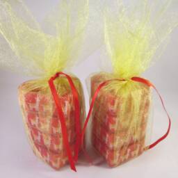 Washi Tape Llama Heart Tealights, Decorated Candles, Set Of 8 - thumbnail 2