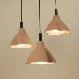 Clean Form Ceramic Scoop Chandelier For Modern Architectural Spaces - Naaya Scoop - thumbnail 3