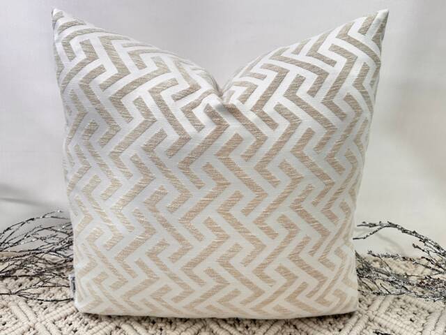 style No. 178 - Luxury Champagne Key Design Textured Scatter Cushion, Beds, Sofa, Sofa Set. Champagne Cushion. The Couture Cushion - image 1