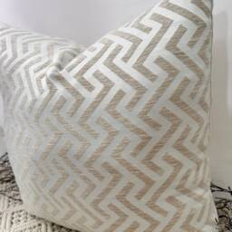 style No. 178 - Luxury Champagne Key Design Textured Scatter Cushion, Beds, Sofa, Sofa Set. Champagne Cushion. The Couture Cushion - thumbnail 2