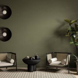 Black Ceramic Wabi Sabi Wall Sconce Minimalist Pottery Lighting - thumbnail 3