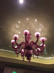 Chandelier, Purple Color, in Murano Blown Glass