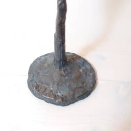 Bronze Owl Sculpture Original Bird Art, Expressionist Statue - thumbnail 4