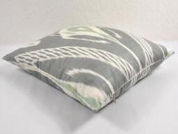 Ikat Pillow, Hand Woven Pillow Cover 514-1Aa1, Throw Pillows, Designer Decorative Accent Pillows - thumbnail 2