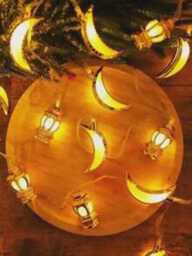 Lantern Moon String Lights Kerosene Bottle Led Lamp Retro Home Party Garden Decoration String, 10/20Leds 1.5/3M - thumbnail 3