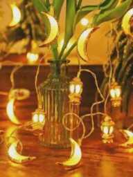 Lantern Moon String Lights Kerosene Bottle Led Lamp Retro Home Party Garden Decoration String, 10/20Leds 1.5/3M - thumbnail 2
