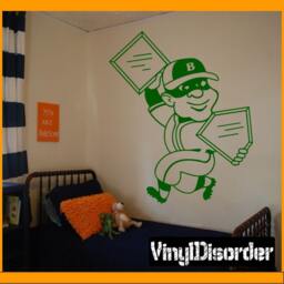 Baseball Player Vinyl Wall Decal Or Car Sticker - Baseballmc001Et - thumbnail 1