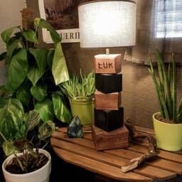 Recycled Wooden Lamp/Industrial Lamp/Pallet Wood Industrial/Design/Floor Light - thumbnail 2
