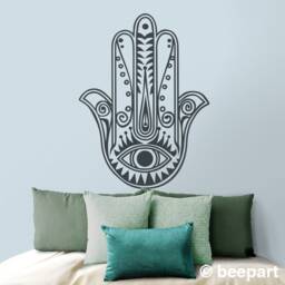 Hamsa Vinyl Wall Decal - thumbnail 1