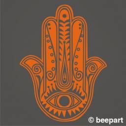 Hamsa Vinyl Wall Decal - thumbnail 2