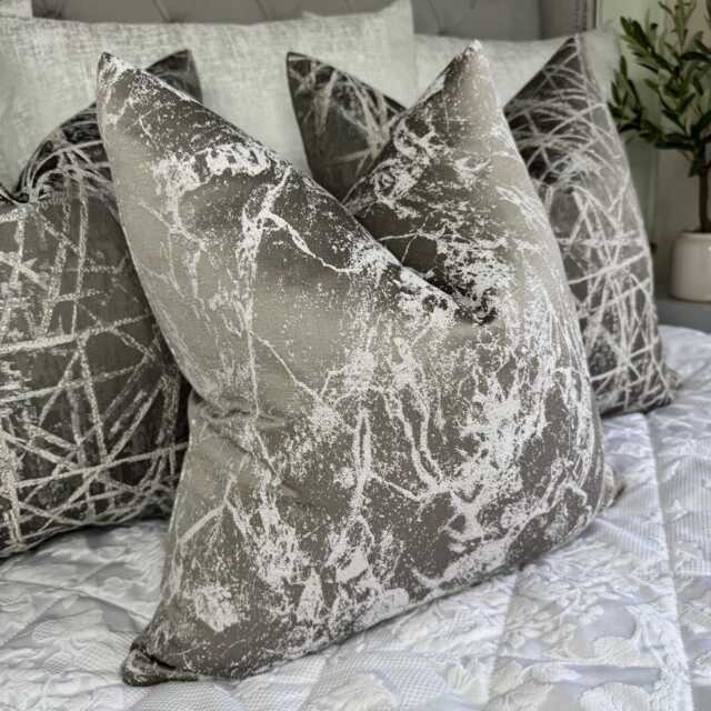 stone Marble Scatter Cushion Cover - Designer Fabric Megan Elegant Sofa Pillow Case Luxury Home Decor - image 1