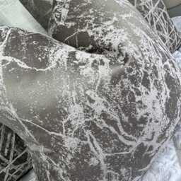 stone Marble Scatter Cushion Cover - Designer Fabric Megan Elegant Sofa Pillow Case Luxury Home Decor - thumbnail 3
